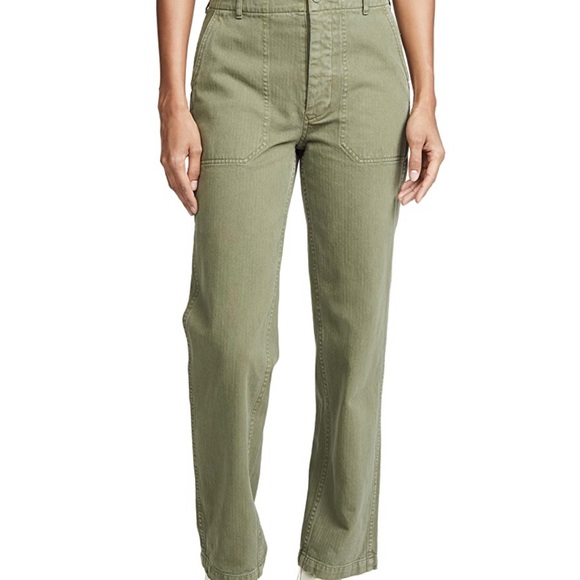 Re/Done Pants - Re/Done 50s Military Trousers Army Pants